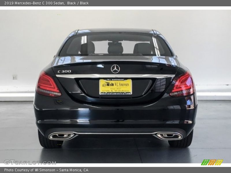 Black / Black 2019 Mercedes-Benz C 300 Sedan