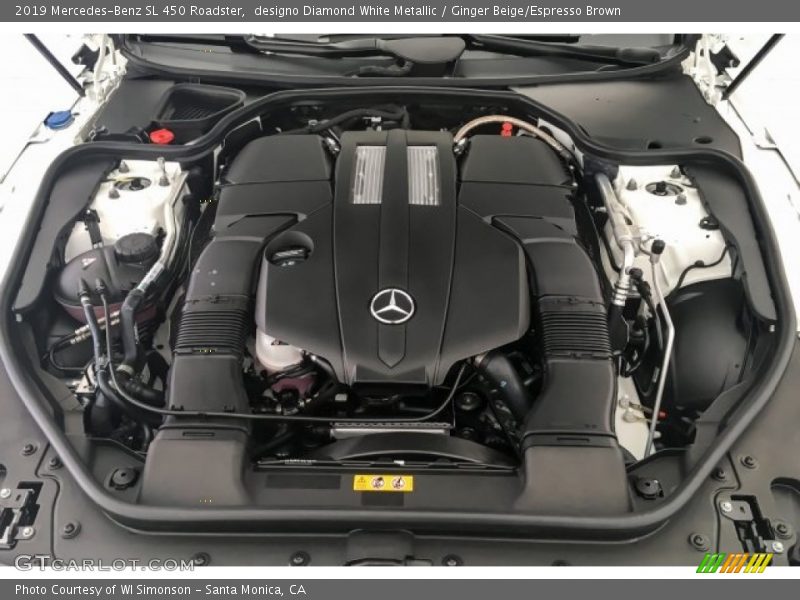  2019 SL 450 Roadster Engine - 3.0 Liter DI biturbo DOHC 24-Valve VVT V6