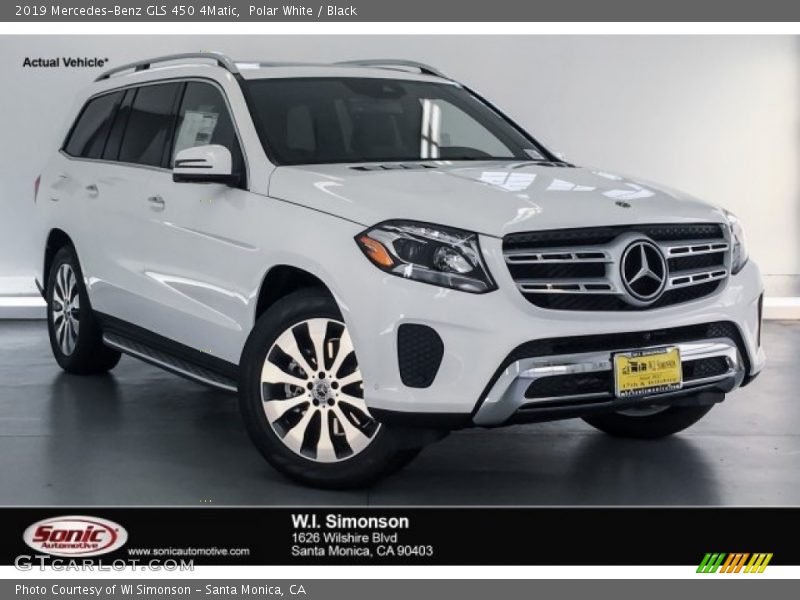 Polar White / Black 2019 Mercedes-Benz GLS 450 4Matic