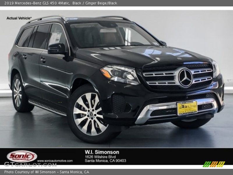 Black / Ginger Beige/Black 2019 Mercedes-Benz GLS 450 4Matic