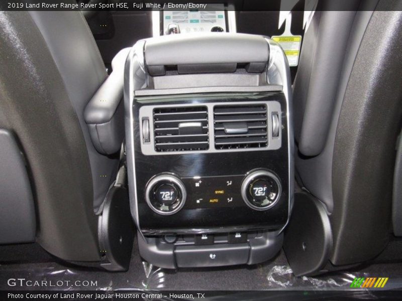 Controls of 2019 Range Rover Sport HSE