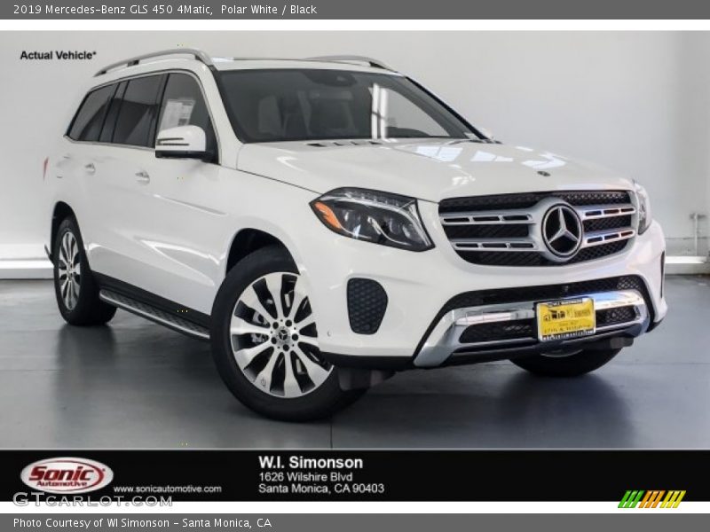 Polar White / Black 2019 Mercedes-Benz GLS 450 4Matic
