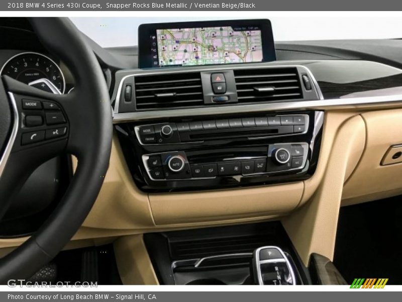 Snapper Rocks Blue Metallic / Venetian Beige/Black 2018 BMW 4 Series 430i Coupe