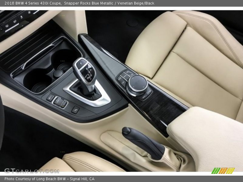 Snapper Rocks Blue Metallic / Venetian Beige/Black 2018 BMW 4 Series 430i Coupe
