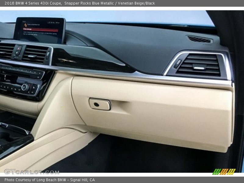 Snapper Rocks Blue Metallic / Venetian Beige/Black 2018 BMW 4 Series 430i Coupe