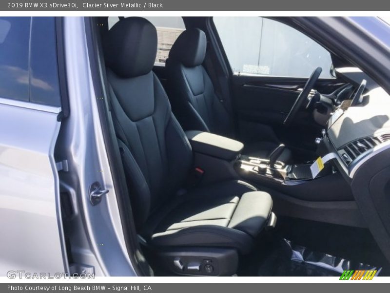 Glacier Silver Metallic / Black 2019 BMW X3 sDrive30i