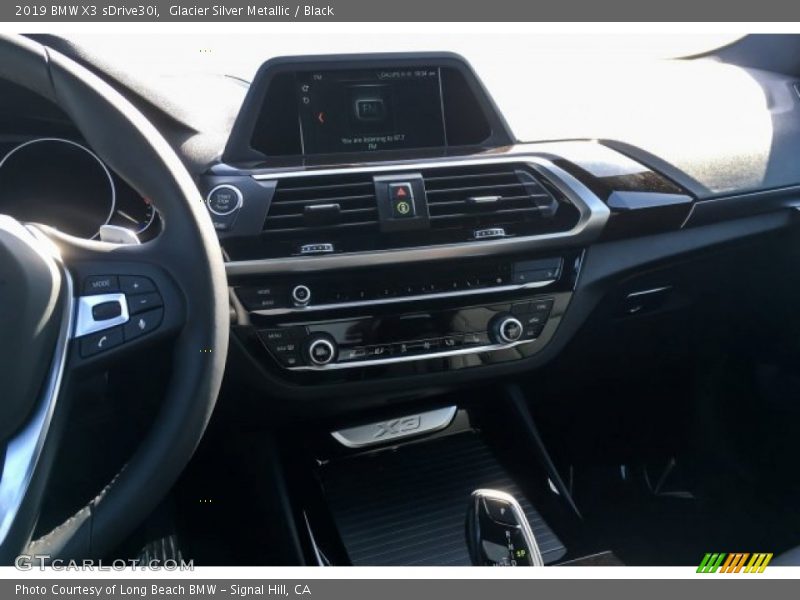 Glacier Silver Metallic / Black 2019 BMW X3 sDrive30i