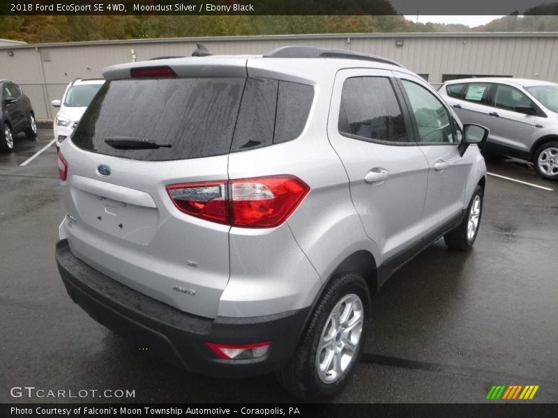 Moondust Silver / Ebony Black 2018 Ford EcoSport SE 4WD