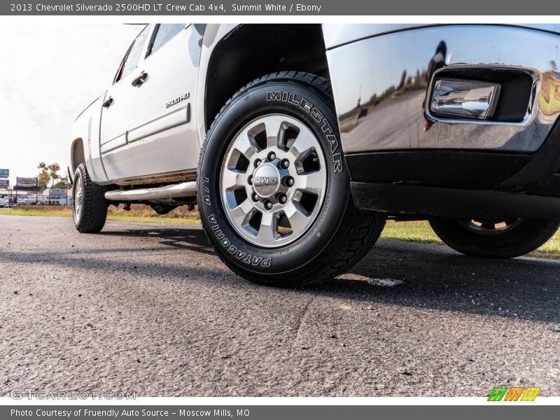 Summit White / Ebony 2013 Chevrolet Silverado 2500HD LT Crew Cab 4x4