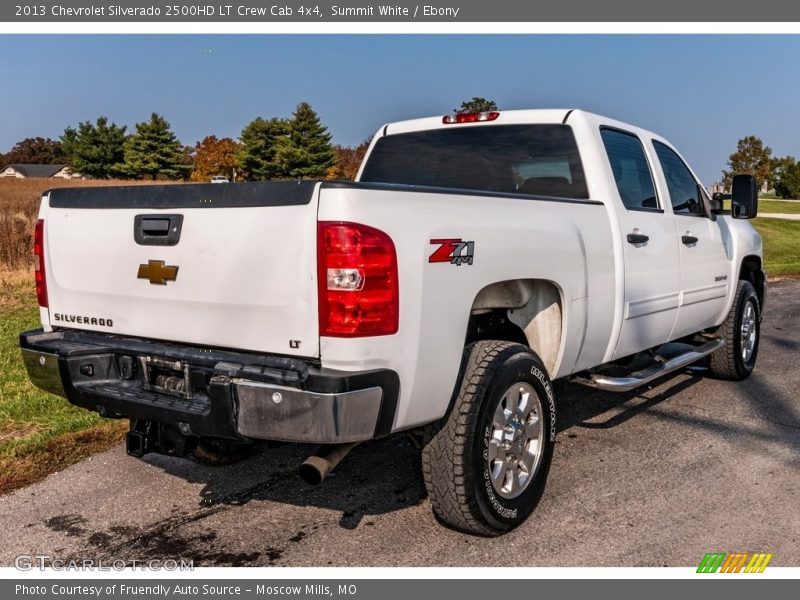 Summit White / Ebony 2013 Chevrolet Silverado 2500HD LT Crew Cab 4x4