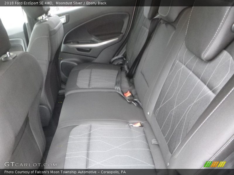 Moondust Silver / Ebony Black 2018 Ford EcoSport SE 4WD