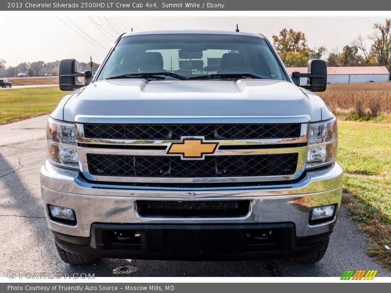 Summit White / Ebony 2013 Chevrolet Silverado 2500HD LT Crew Cab 4x4