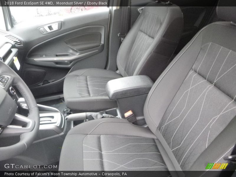 Moondust Silver / Ebony Black 2018 Ford EcoSport SE 4WD