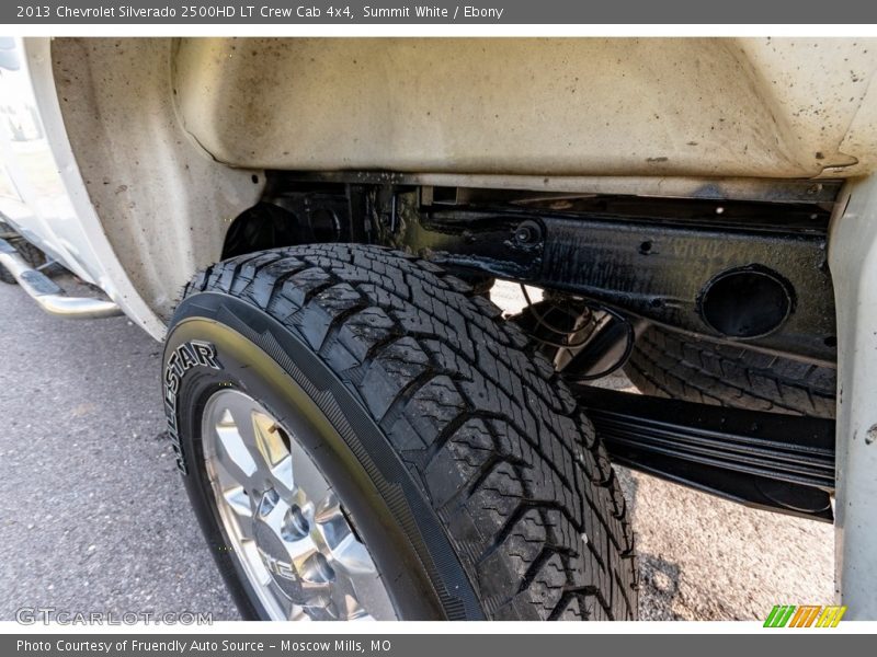 Summit White / Ebony 2013 Chevrolet Silverado 2500HD LT Crew Cab 4x4