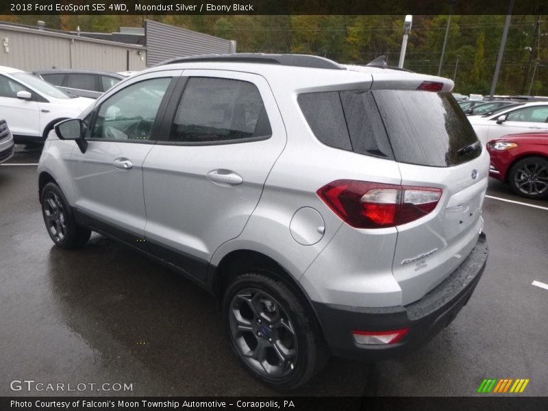 Moondust Silver / Ebony Black 2018 Ford EcoSport SES 4WD