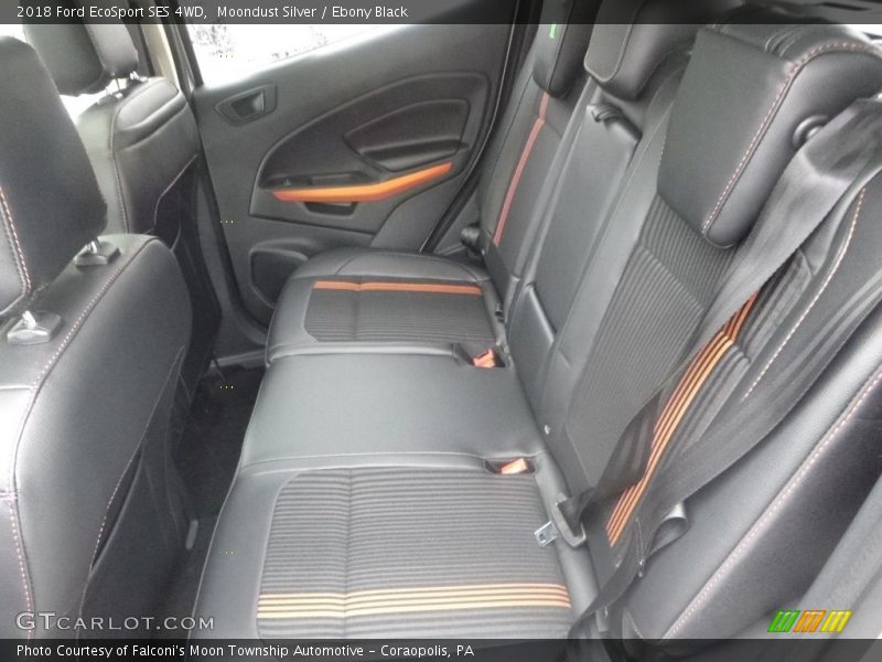 Moondust Silver / Ebony Black 2018 Ford EcoSport SES 4WD
