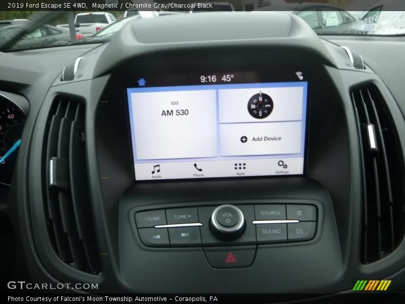 Magnetic / Chromite Gray/Charcoal Black 2019 Ford Escape SE 4WD
