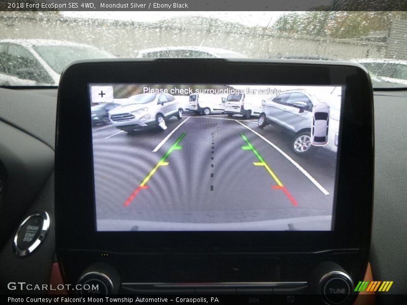 Moondust Silver / Ebony Black 2018 Ford EcoSport SES 4WD