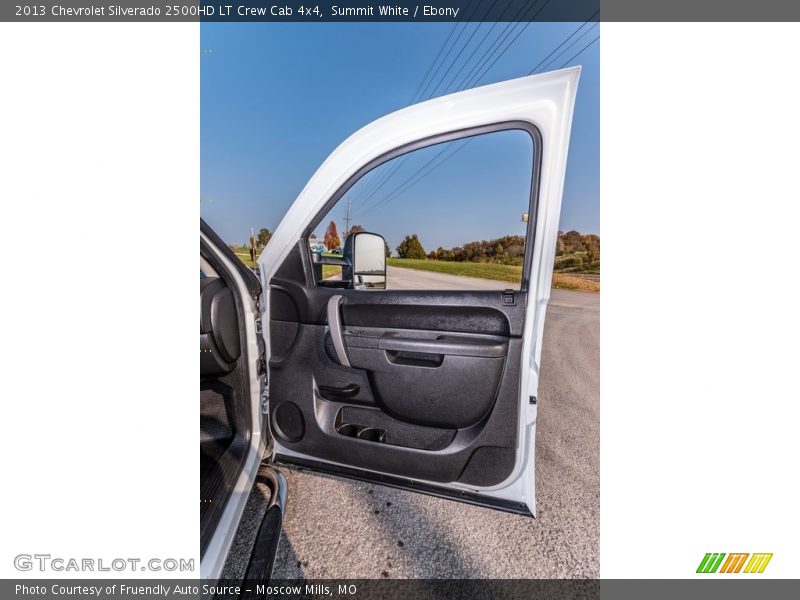 Summit White / Ebony 2013 Chevrolet Silverado 2500HD LT Crew Cab 4x4