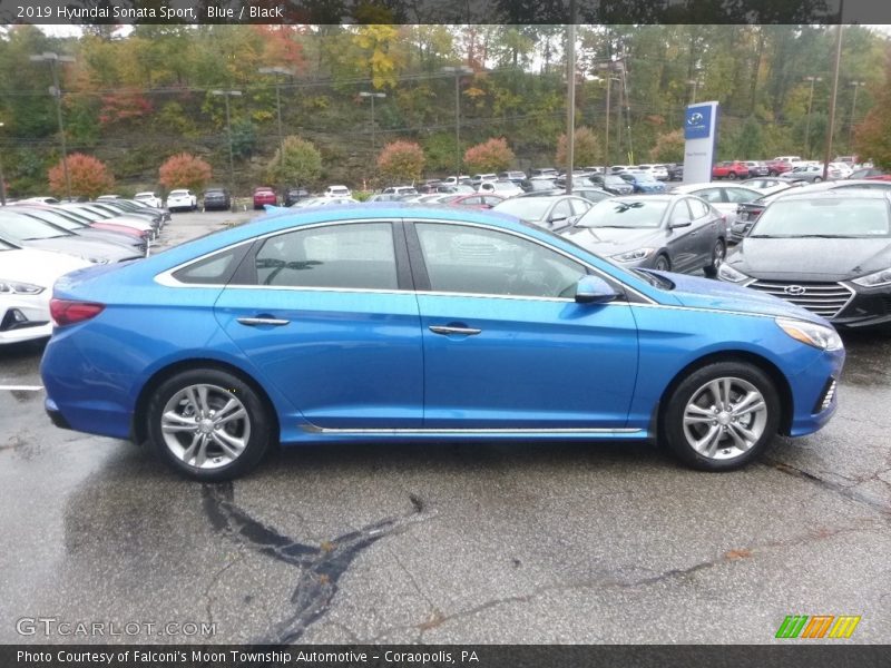Blue / Black 2019 Hyundai Sonata Sport