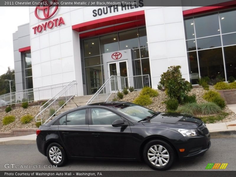 Black Granite Metallic / Jet Black/Medium Titanium 2011 Chevrolet Cruze LS