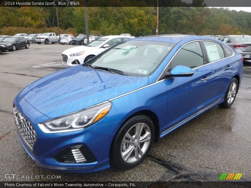 Blue / Black 2019 Hyundai Sonata Sport