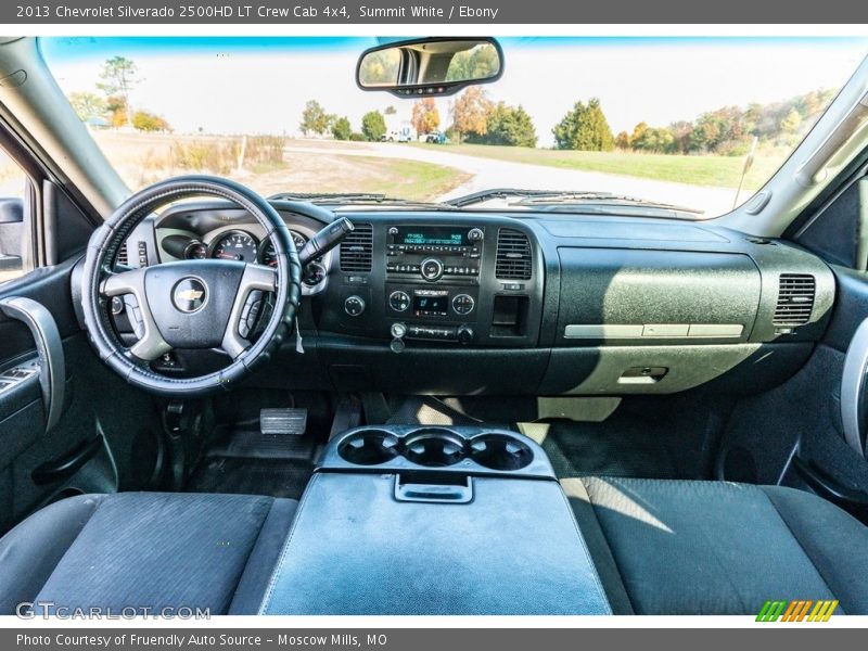 Summit White / Ebony 2013 Chevrolet Silverado 2500HD LT Crew Cab 4x4