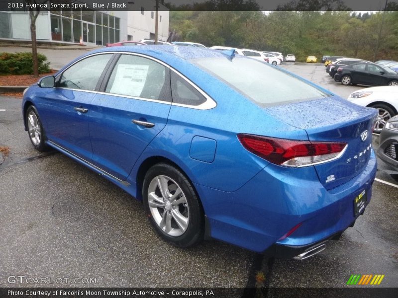 Blue / Black 2019 Hyundai Sonata Sport