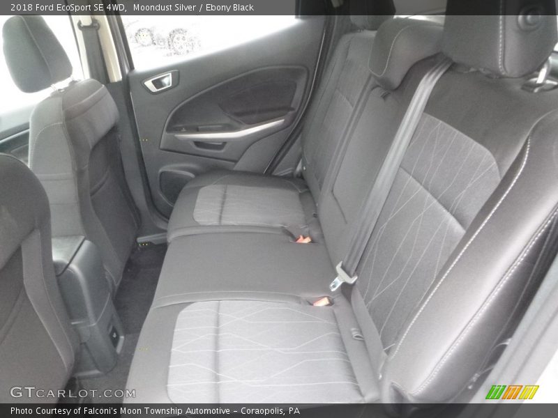 Moondust Silver / Ebony Black 2018 Ford EcoSport SE 4WD