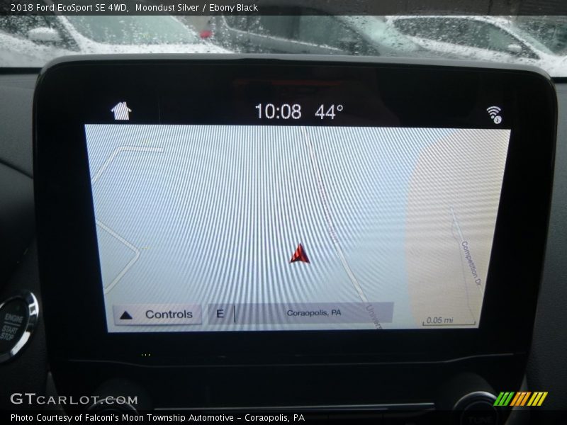 Moondust Silver / Ebony Black 2018 Ford EcoSport SE 4WD