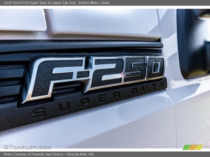Oxford White / Steel 2015 Ford F250 Super Duty XL Super Cab 4x4