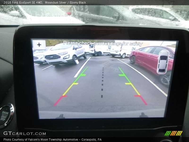 Moondust Silver / Ebony Black 2018 Ford EcoSport SE 4WD