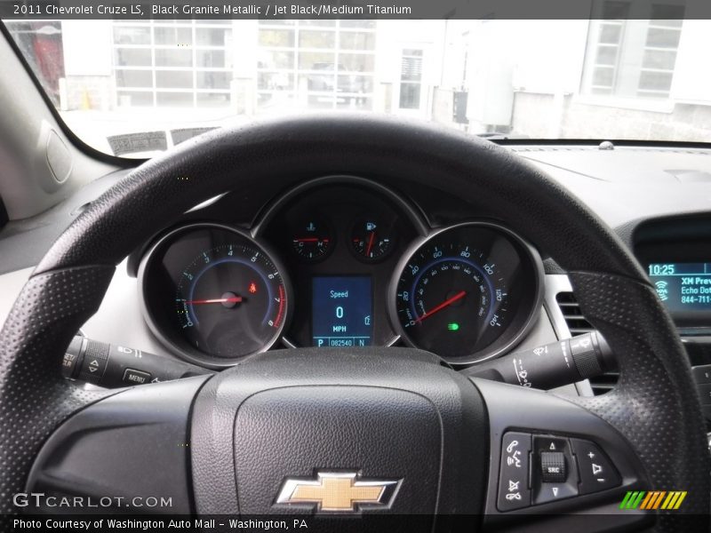 Black Granite Metallic / Jet Black/Medium Titanium 2011 Chevrolet Cruze LS