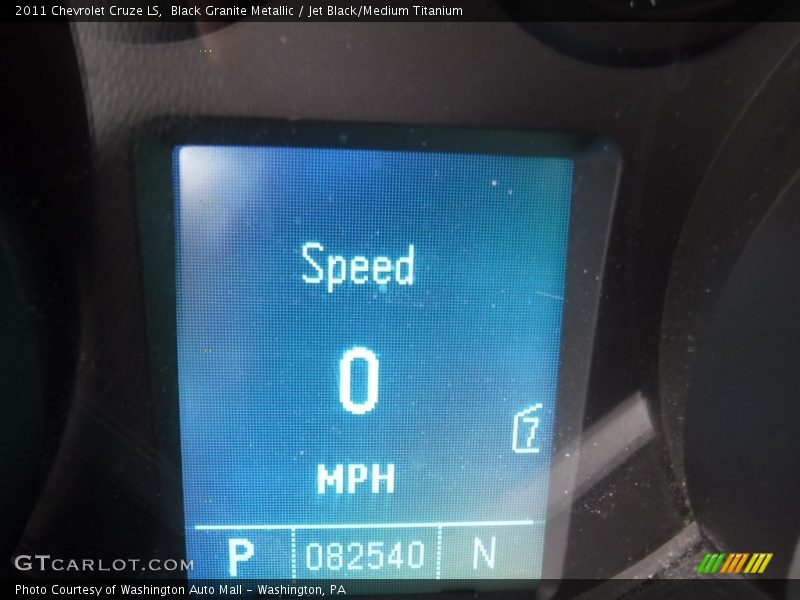 Black Granite Metallic / Jet Black/Medium Titanium 2011 Chevrolet Cruze LS