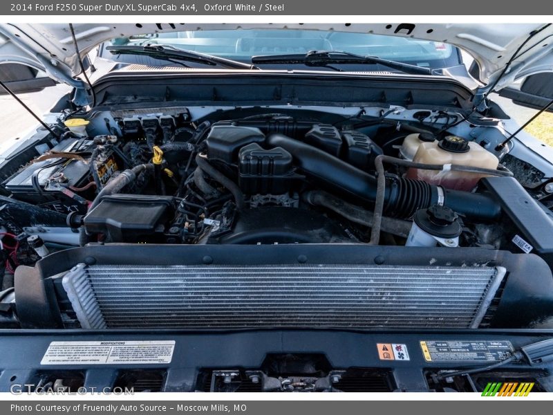 Oxford White / Steel 2014 Ford F250 Super Duty XL SuperCab 4x4