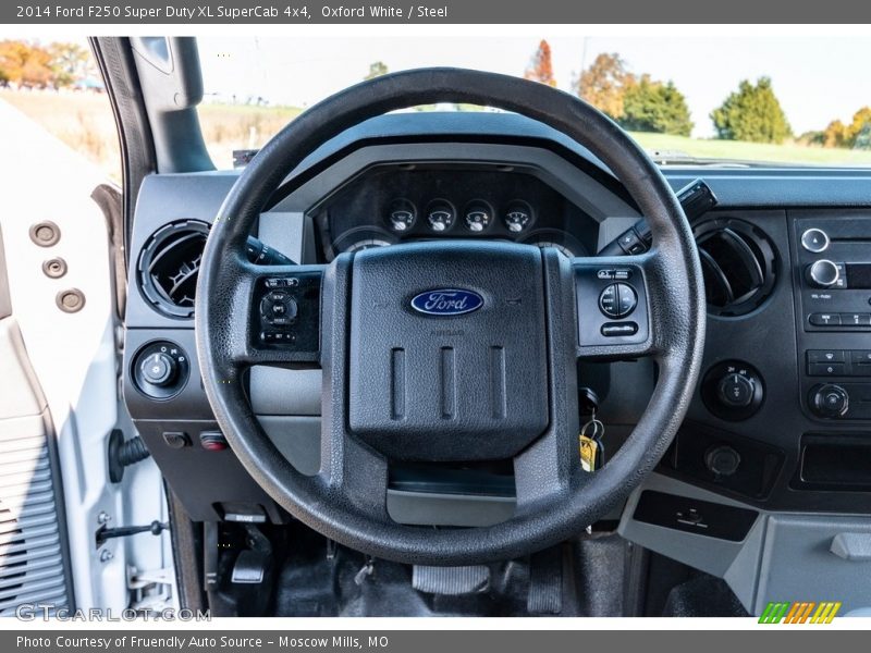 Oxford White / Steel 2014 Ford F250 Super Duty XL SuperCab 4x4