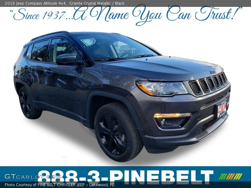 Granite Crystal Metallic / Black 2019 Jeep Compass Altitude 4x4