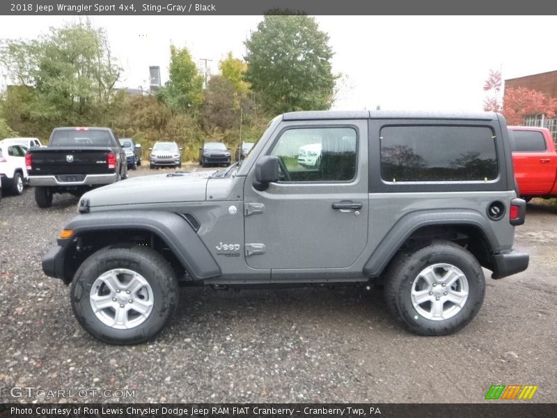 Sting-Gray / Black 2018 Jeep Wrangler Sport 4x4