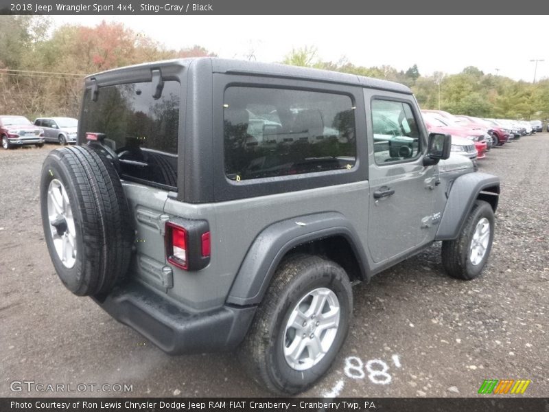 Sting-Gray / Black 2018 Jeep Wrangler Sport 4x4