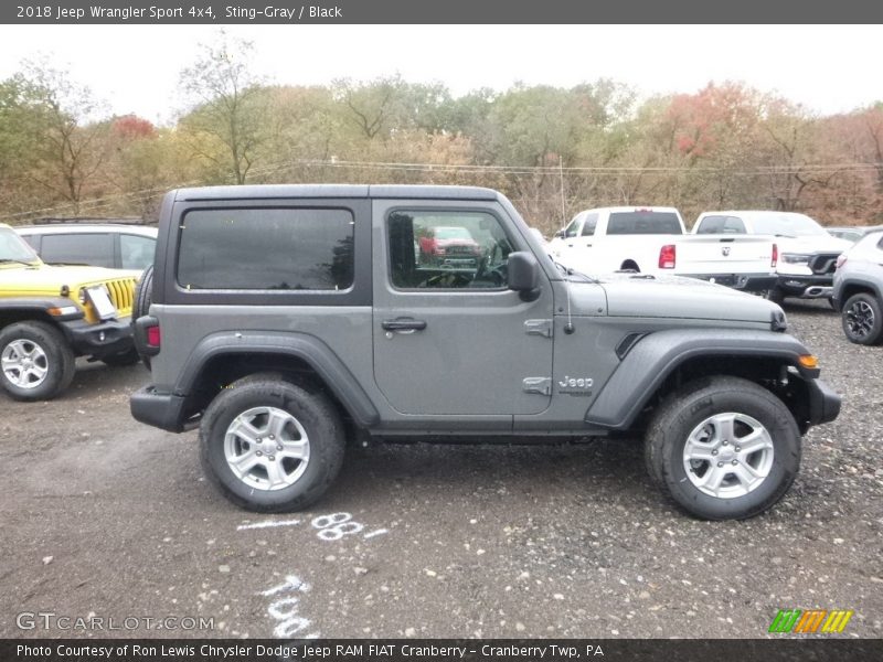 Sting-Gray / Black 2018 Jeep Wrangler Sport 4x4