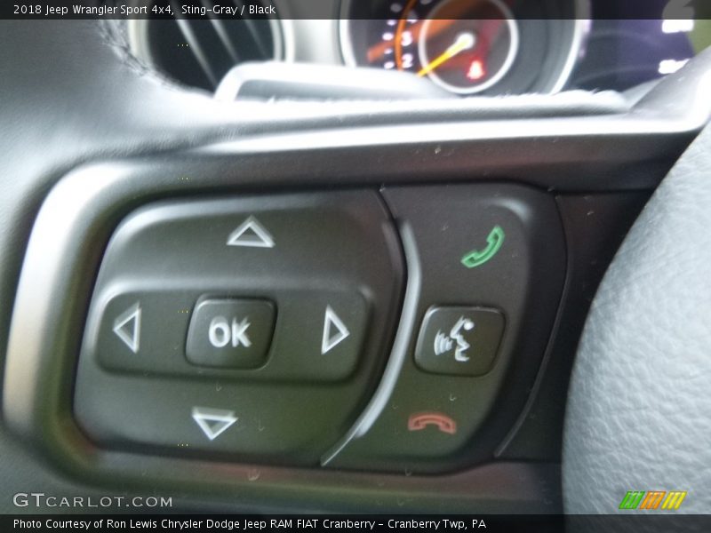 Sting-Gray / Black 2018 Jeep Wrangler Sport 4x4