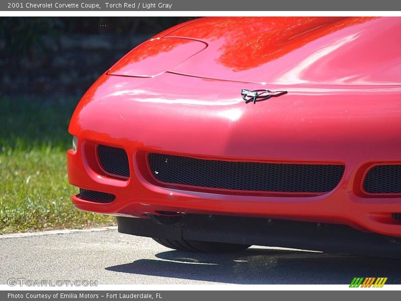 Torch Red / Light Gray 2001 Chevrolet Corvette Coupe