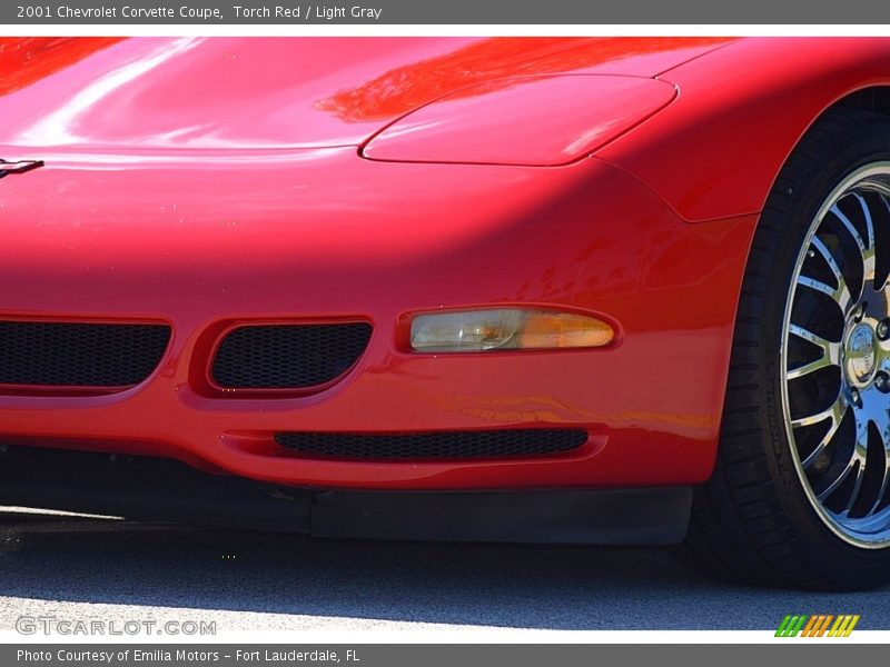 Torch Red / Light Gray 2001 Chevrolet Corvette Coupe