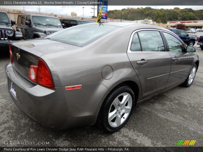 Mocha Steel Metallic / Cocoa/Cashmere 2011 Chevrolet Malibu LS