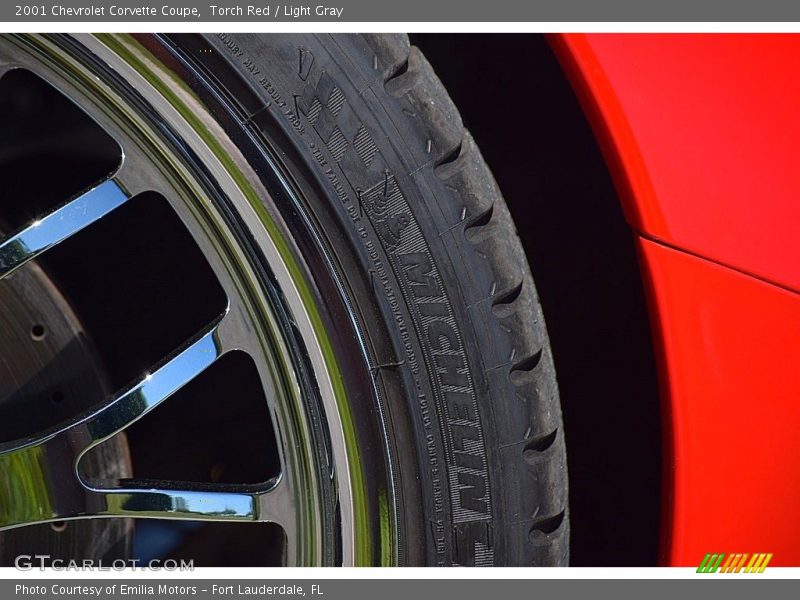 Torch Red / Light Gray 2001 Chevrolet Corvette Coupe