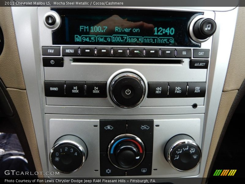 Mocha Steel Metallic / Cocoa/Cashmere 2011 Chevrolet Malibu LS