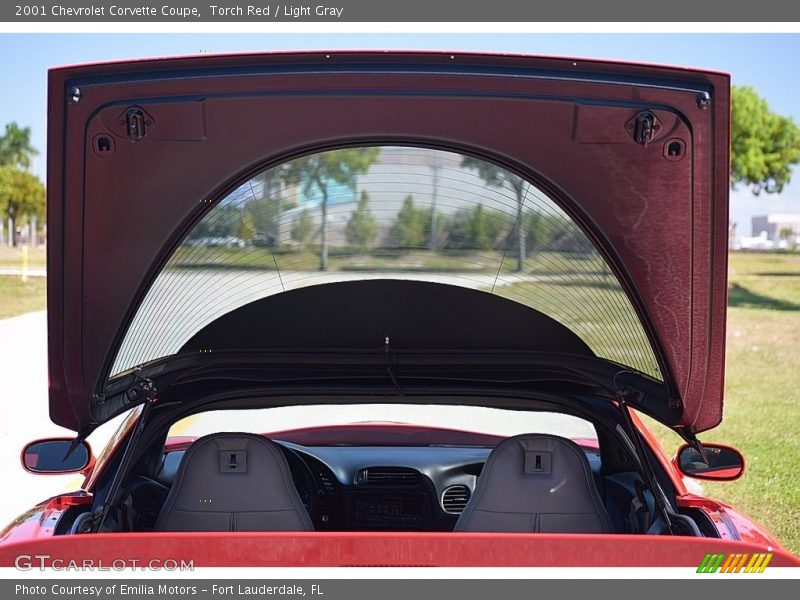 Torch Red / Light Gray 2001 Chevrolet Corvette Coupe