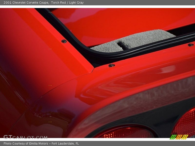 Torch Red / Light Gray 2001 Chevrolet Corvette Coupe