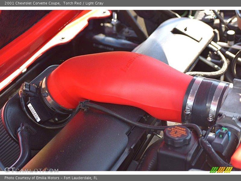 Torch Red / Light Gray 2001 Chevrolet Corvette Coupe
