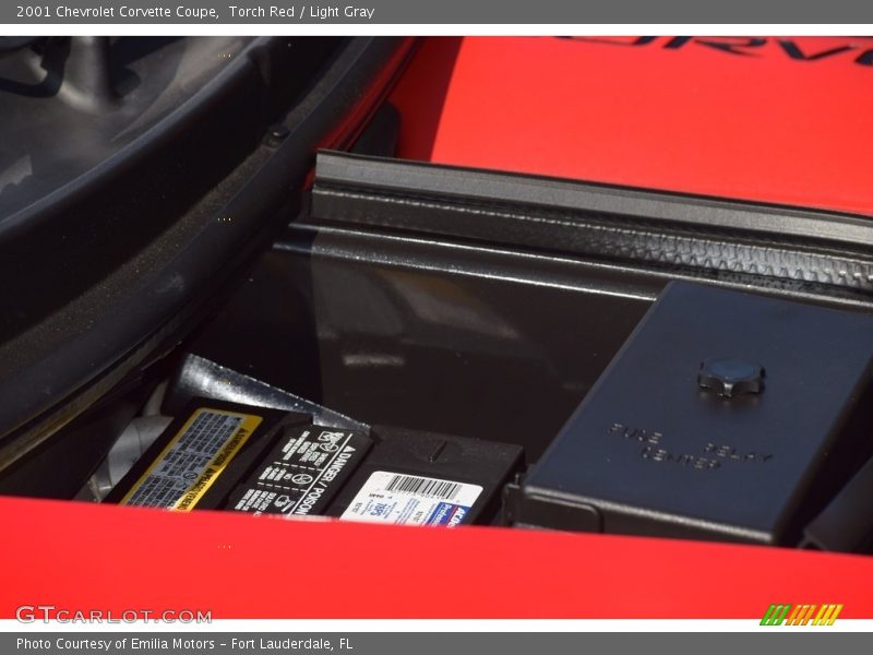Torch Red / Light Gray 2001 Chevrolet Corvette Coupe